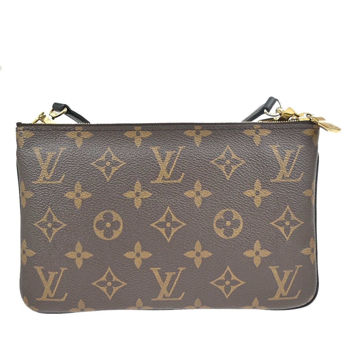 LOUIS VUITTON Pochette Double Zip Shoulder Bag Monogram Reverse M69203 685RJ731