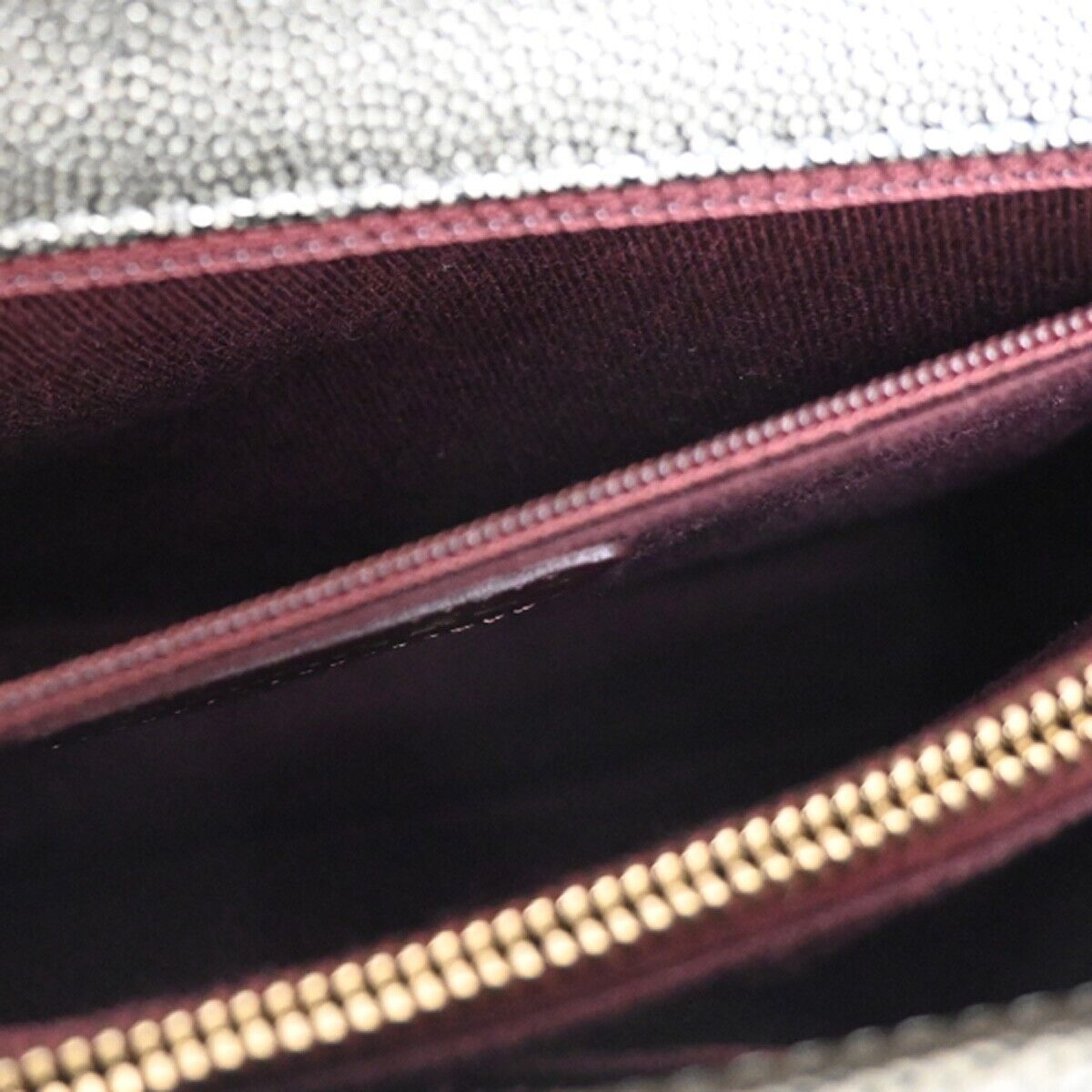 CHANEL CC Matelasse Chain 2Way Coco Handle Bag Caviar Leather Silver 162RJ302