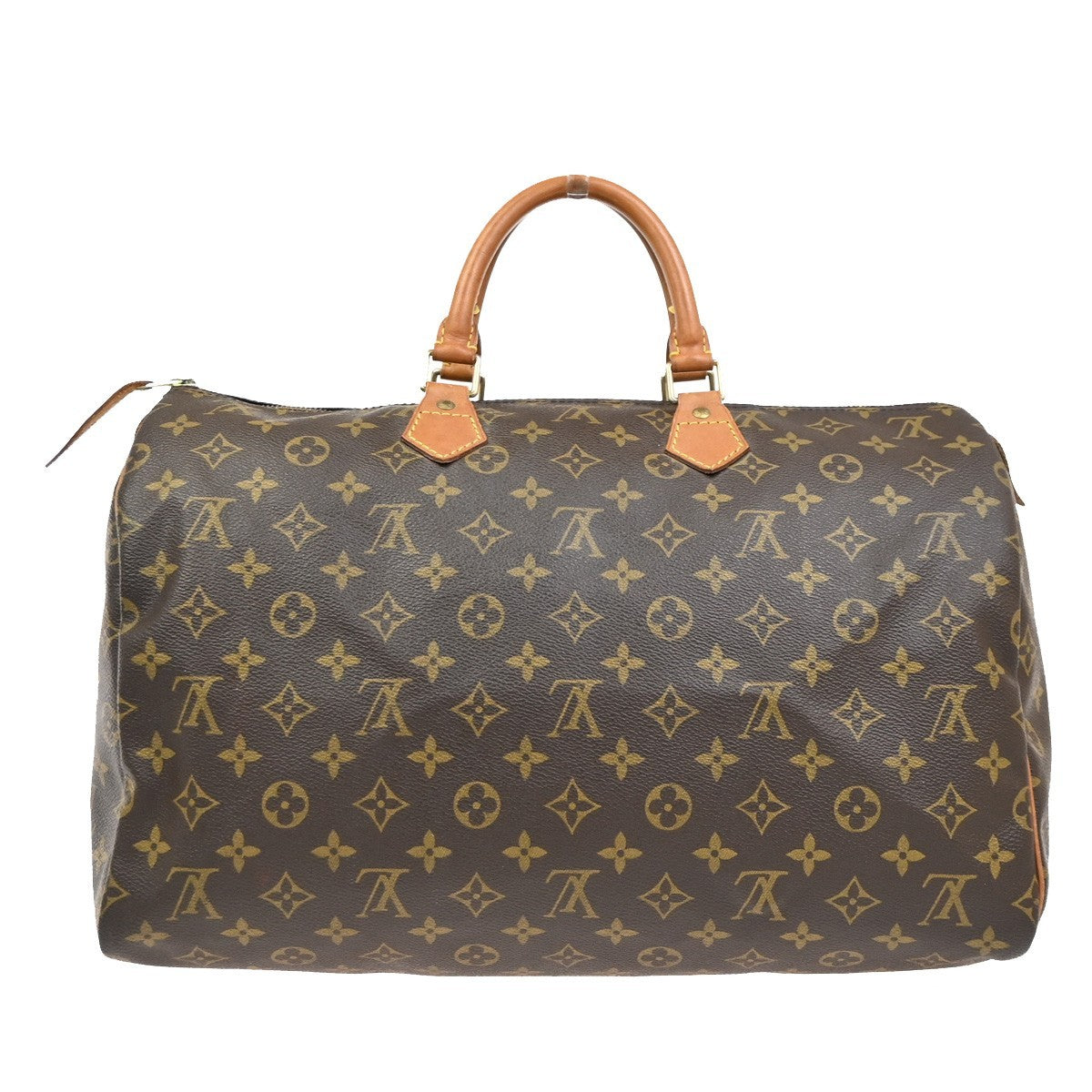 LOUIS VUITTON Speedy 40 Travel Hand Bag Monogram Leather Brown M41522 93PA044