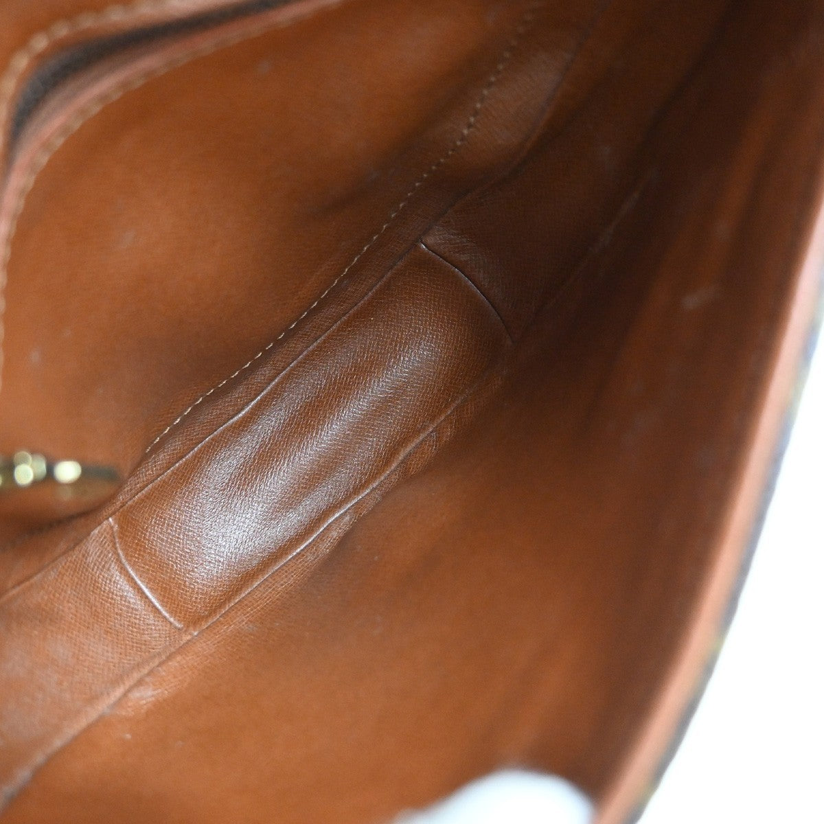 LOUIS VUITTON Chantilly PM Shoulder Bag Monogram Leather Brown M51234 30EF840