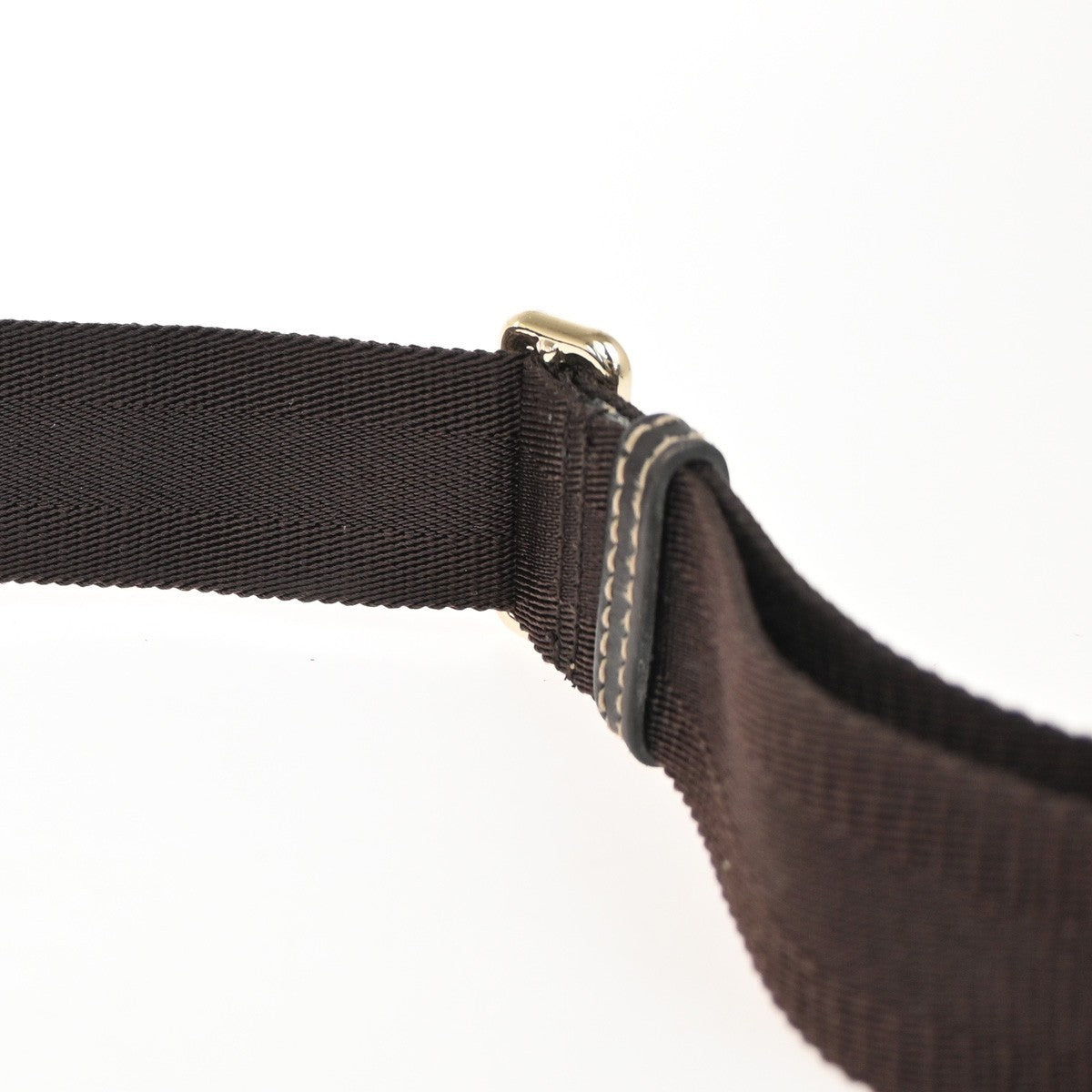 GUCCI Logo Crossbody Shoulder Bag Supreme Leather Canvas Brown GHW 38TA567