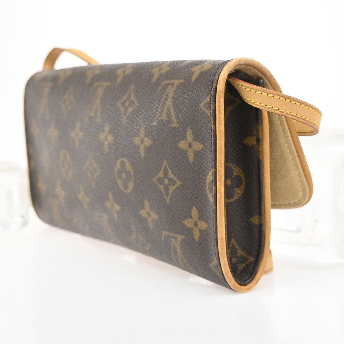 LOUIS VUITTON Pochette Twin GM 2Way Shoulder Bag Monogram Brown M51852 87MA274