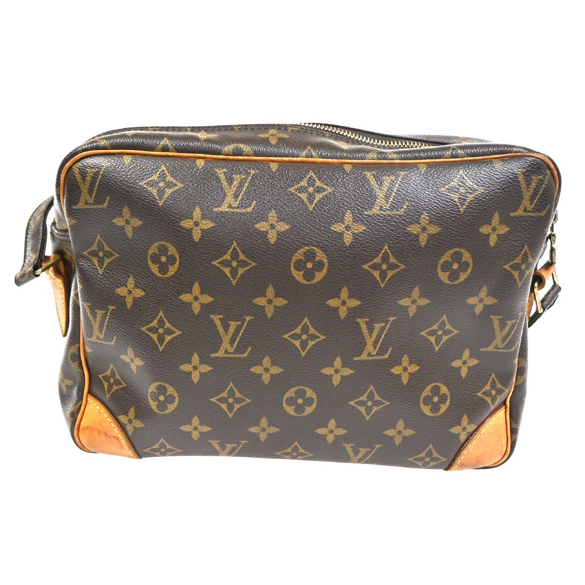 LOUIS VUITTON Nile Crossbody Shoulder Bag Monogram Leather Brown M45244 89KC882