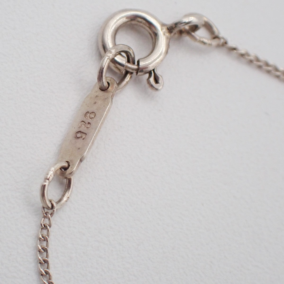 TIFFANY & CO. Logo Ribbon Heart 16mm Chain Necklace AG925 Gold 750 63KC886