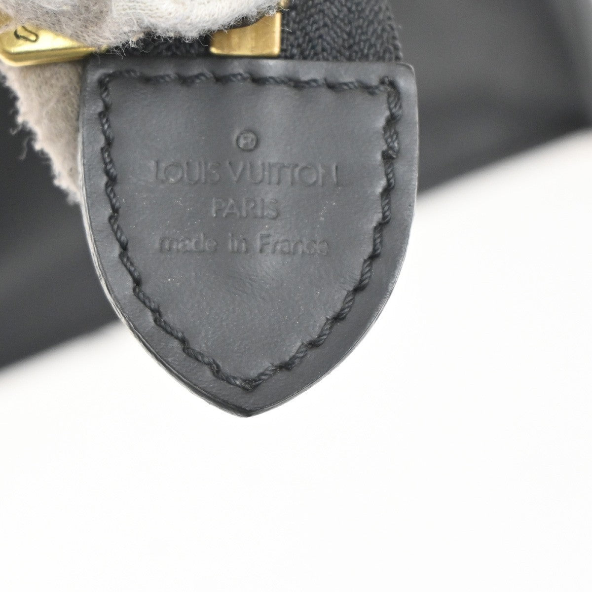 LOUIS VUITTON LV Logo Riviera Hand Bag Epi Leather Black France M48182 64KC348