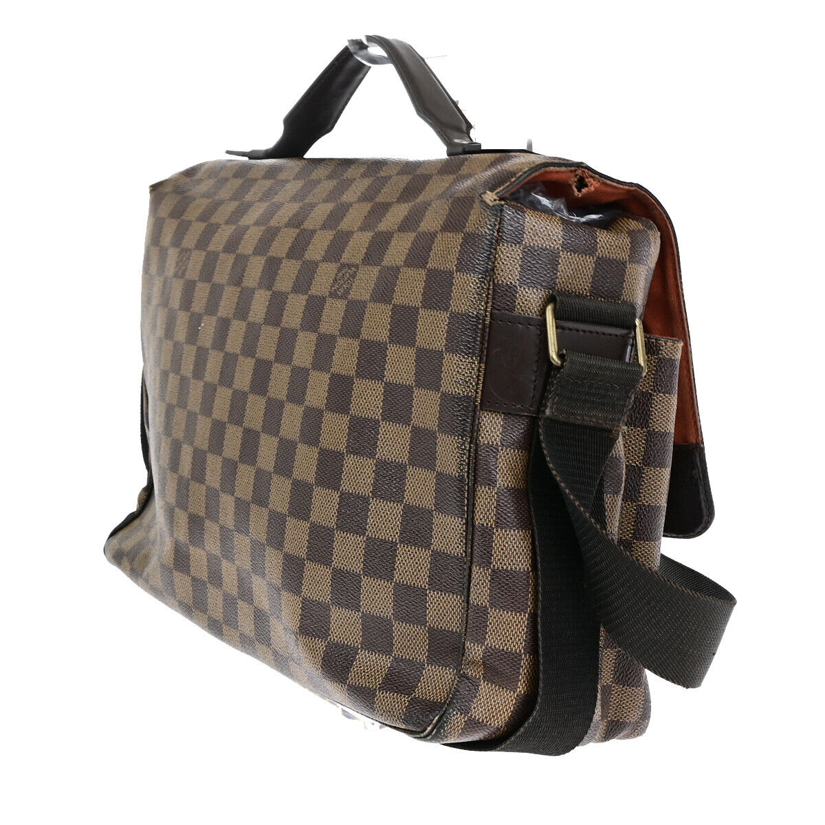 LOUIS VUITTON Broadway Satchel Shoulder Bag Damier Ebene Leather N42270 62YF092