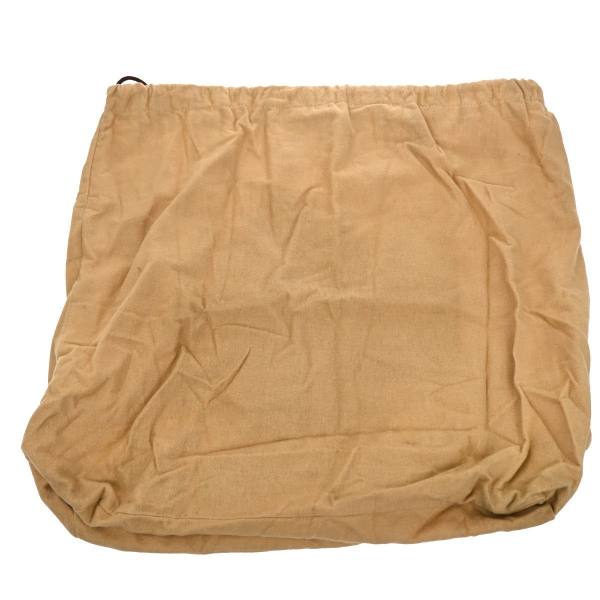LOUIS VUITTON Logo 10 Set Dust Bag Drawstring Canvas Cotton Beige Brown 05KC822