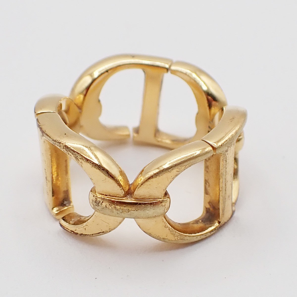 Dior CD Logo 30 Montaigne Ring Gold-Plated Accessory 02RF744