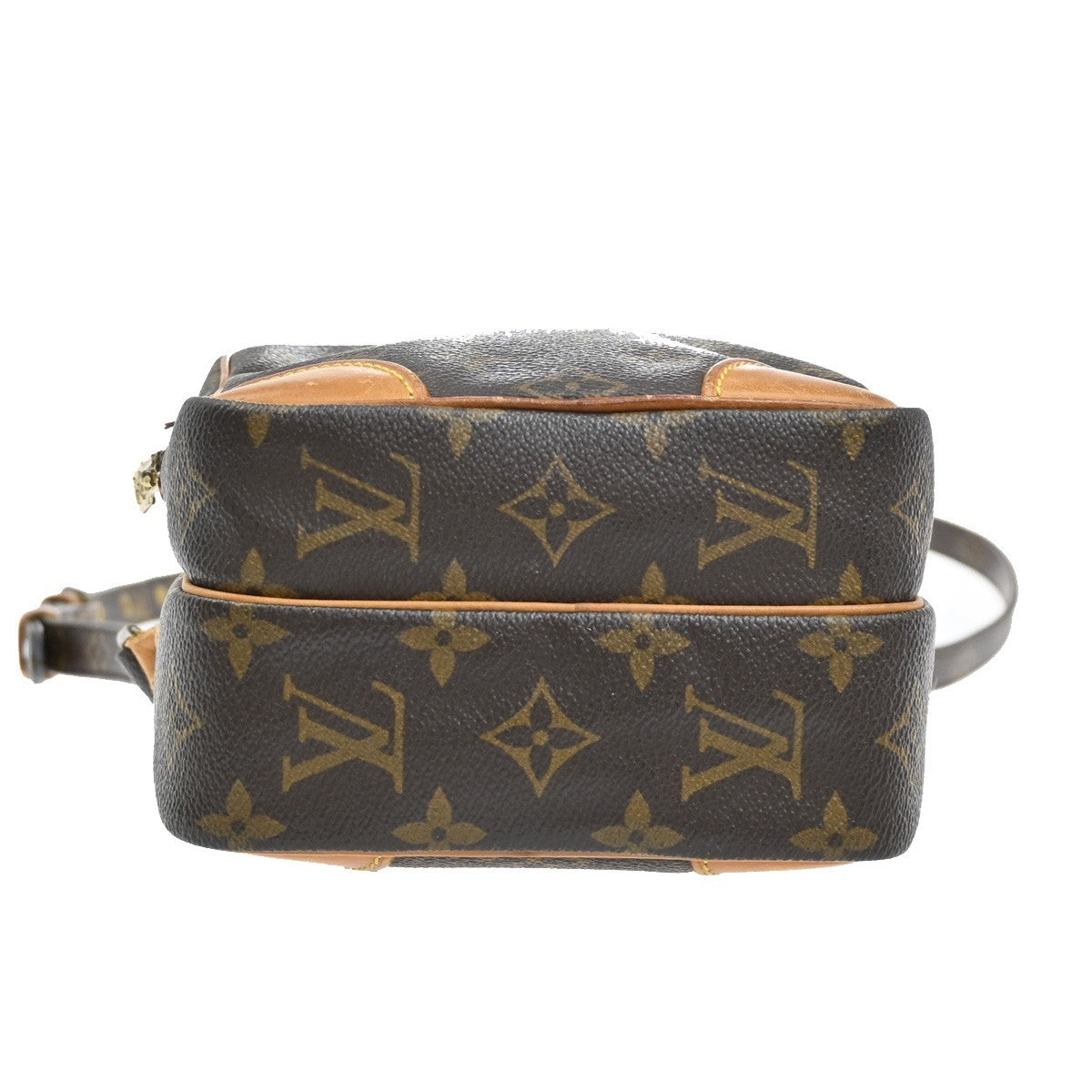 LOUIS VUITTON Danube Shoulder Bag Monogram Leather Brown France M45266 64AA085
