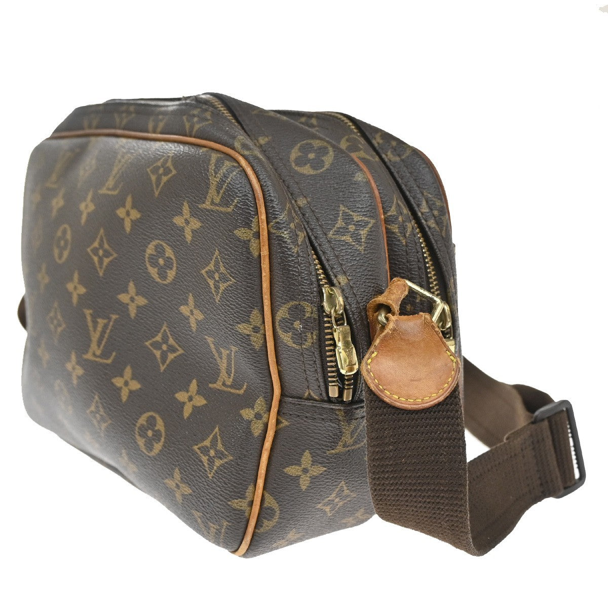 LOUIS VUITTON Reporter PM Crossbody Shoulder Bag Monogram Leather M45254 04CB023