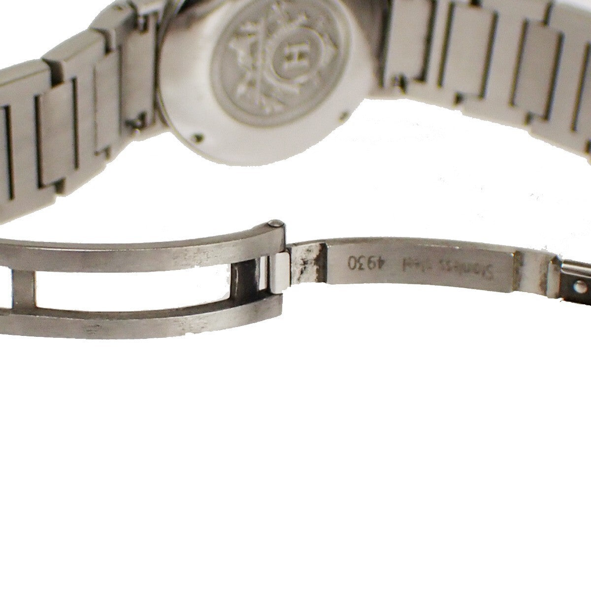 HERMES Nomad NO1.210 Wrist Watch Dial Quartz Stainless Steel Swiss Made 81LC282