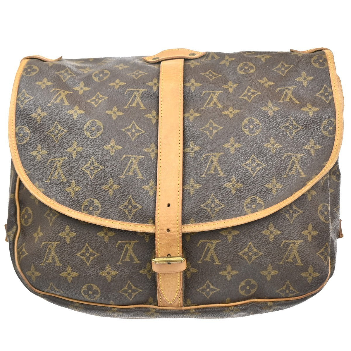 LOUIS VUITTON Saumur 35 Shoulder Bag Monogram Leather BN France M42254 84YJ109