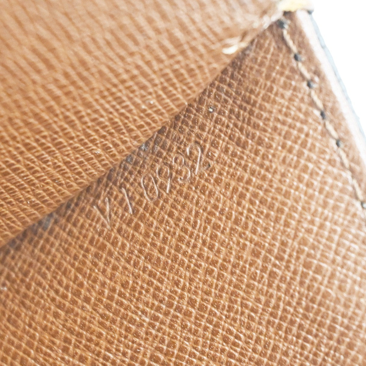 LOUIS VUITTON Logo Marne Shoulder Bag Monogram Leather Brown M51369 60MA308