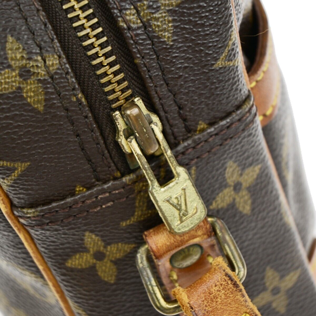 LOUIS VUITTON Trocadero 27 Shoulder Bag Monogram Leather Brown M51274 30EB146