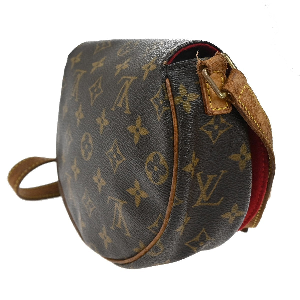 LOUIS VUITTON LV Tambourine Shoulder Bag Monogram Leather Brown M51179 87KP096