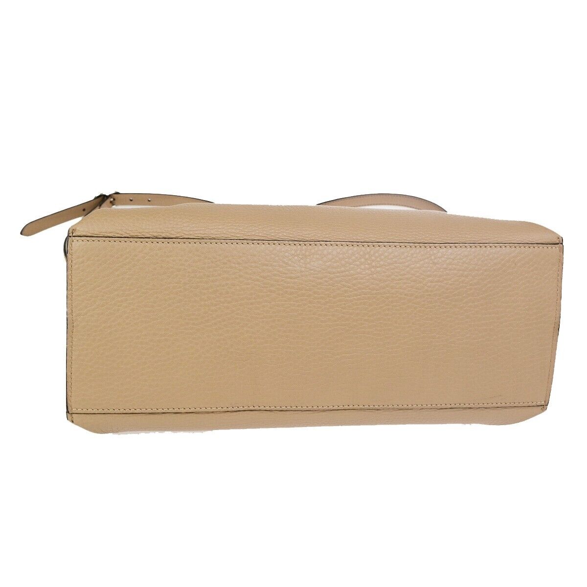 GUCCI GG Logo Daily 2Way Shoulder Hand Bag Bamboo Leather Pink Beige 75FB208