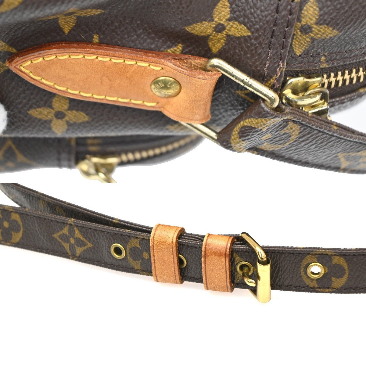 LOUIS VUITTON Nile Crossbody Shoulder Bag Monogram Leather Brown M45244 72CA561