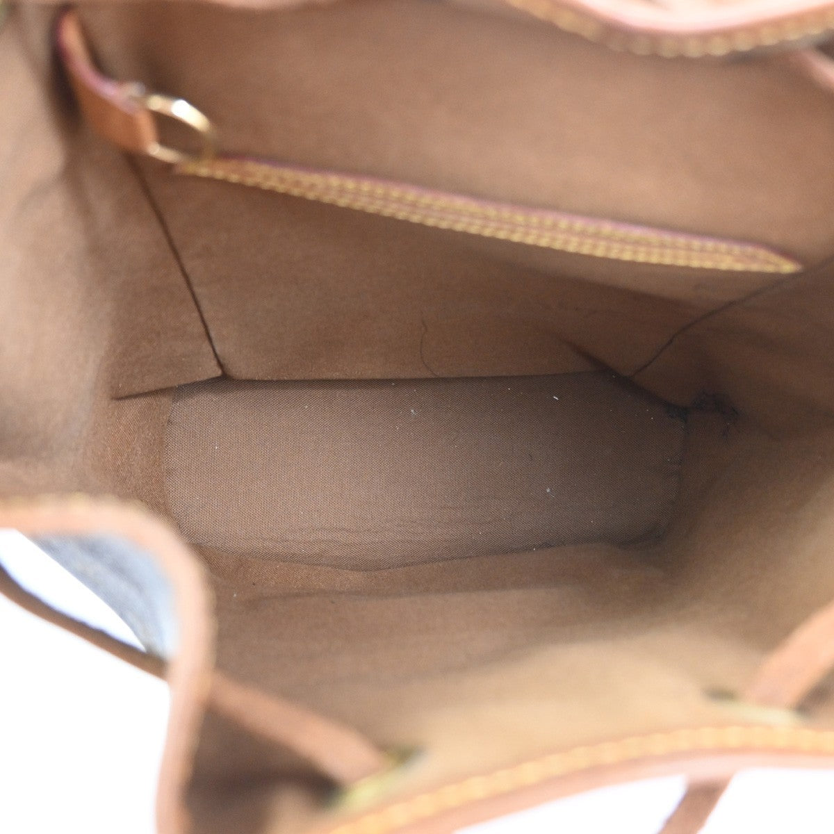LOUIS VUITTON Montsouris MM Backpack Bag Monogram Leather Brown M51136 72KC944