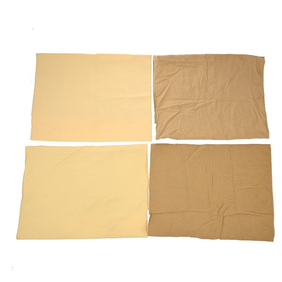 LOUIS VUITTON Logo 10 Set Dust Bag Drawstring Canvas Cotton Beige Brown 09EE146