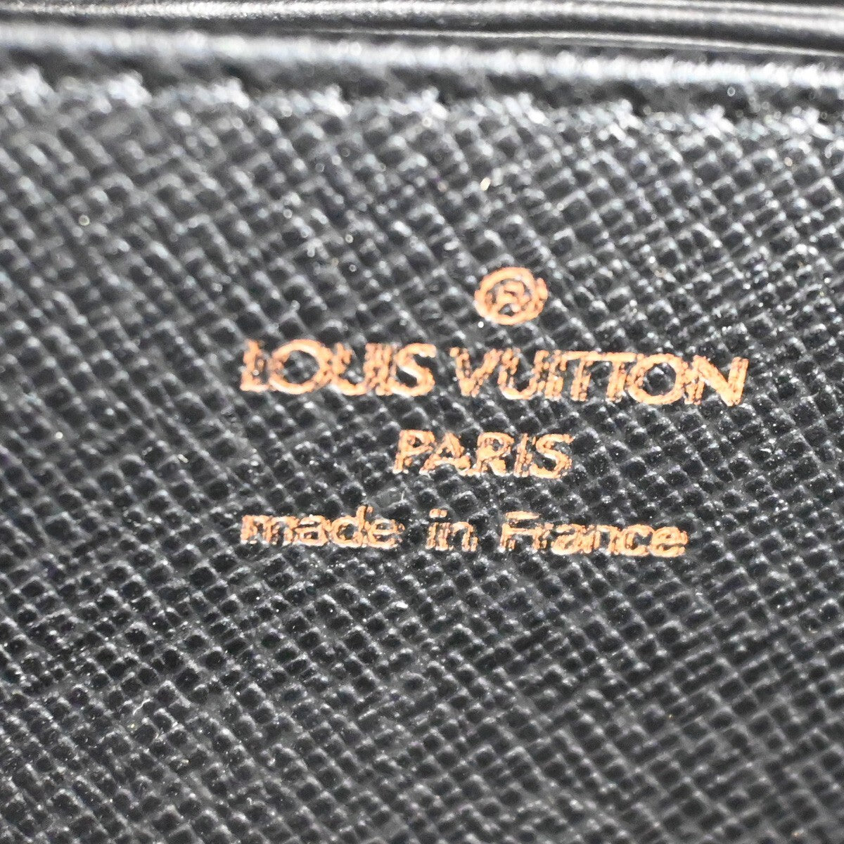 LOUIS VUITTON Serviette Ambassador Briefcase Bag Epi Black GHW M54412 30EE720