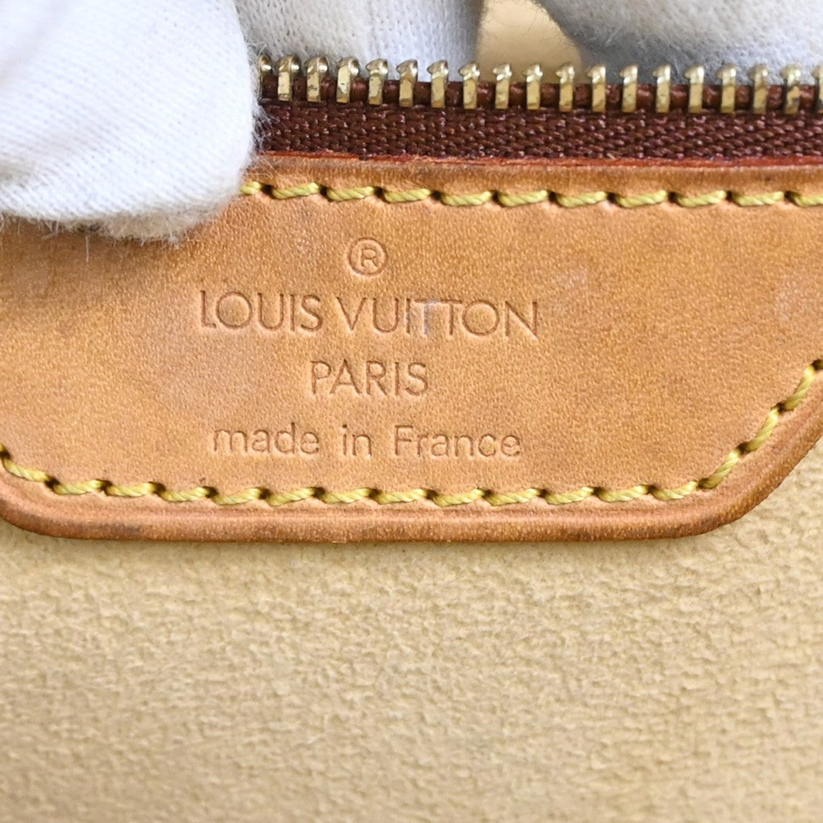 LOUIS VUITTON BABYLONE Shoulder Bag Monogram Leather Brown France M51102 84SA030