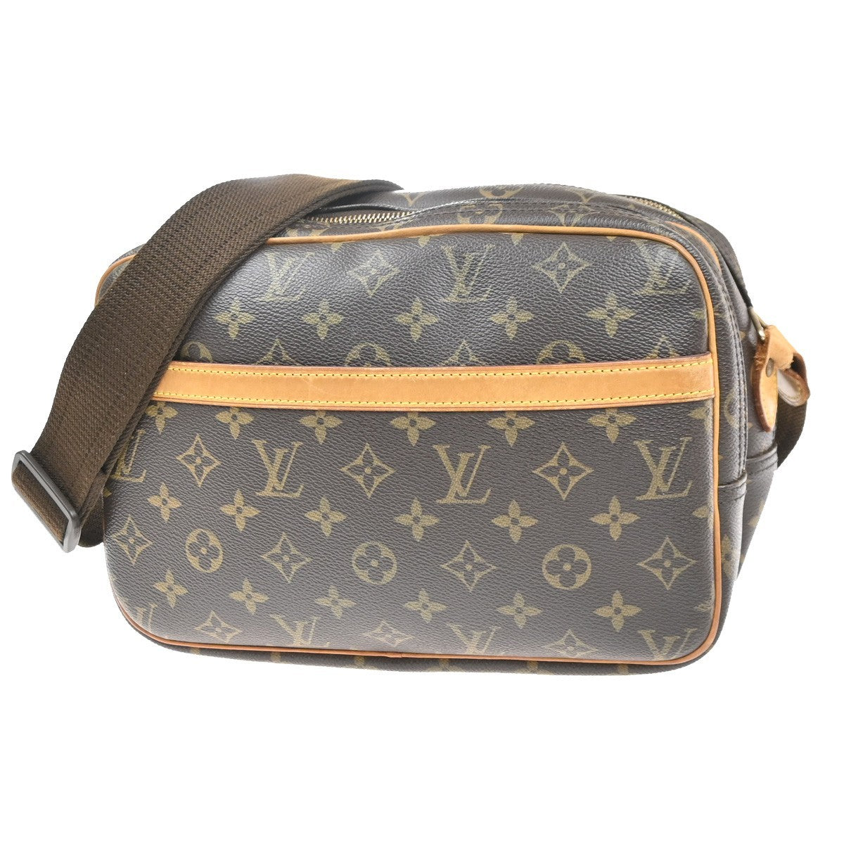 LOUIS VUITTON Reporter PM Crossbody Shoulder Bag Monogram Leather M45254 85KC862