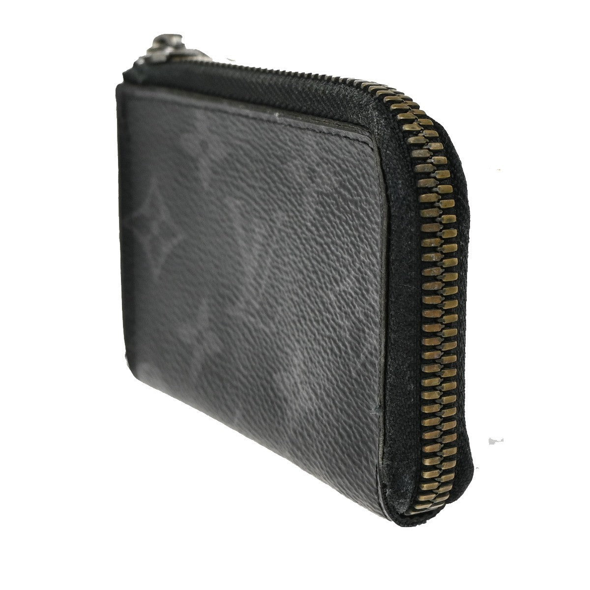 LOUIS VUITTON Port Monnaie Jour Coin Case Monogram Eclipse Black M63536 68KC229
