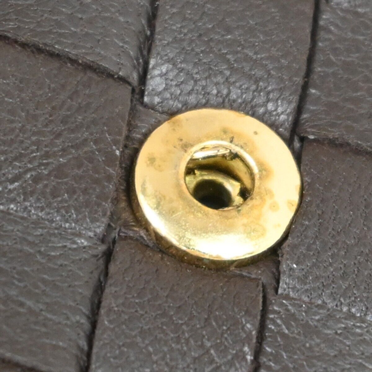 BOTTEGA VENETA Logo Intrecciato Long Bifold Wallet Leather Brown Italy 36EA551