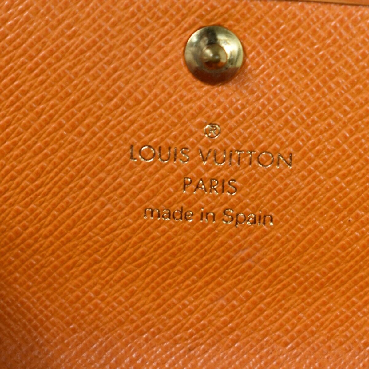 LOUIS VUITTON Credit Long Bifold Wallet Epi Leather Orange M6359H 01YA275
