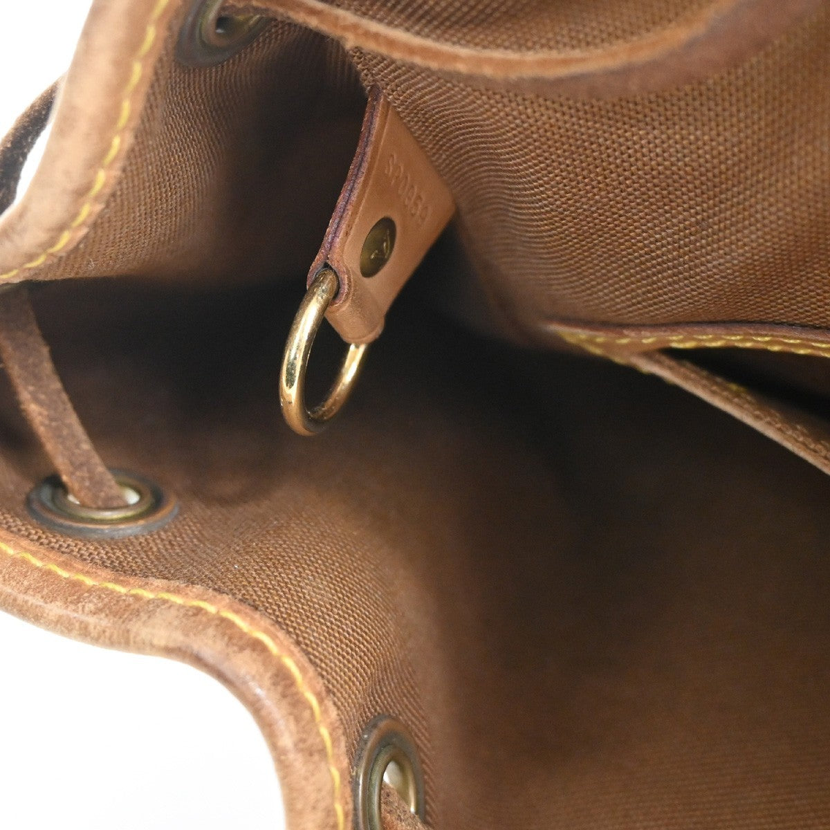 LOUIS VUITTON Montsouris MM Backpack Bag Monogram Leather Brown M51136 18KC526