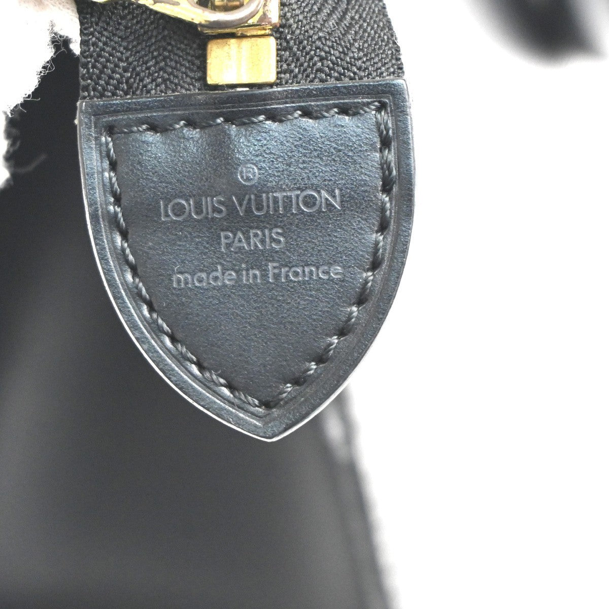 LOUIS VUITTON LV Logo Riviera Hand Bag Epi Leather Black France M48182 30MA263