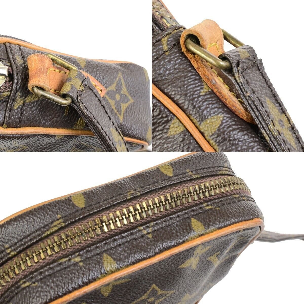 LOUIS VUITTON Mini Danube Shoulder Bag Monogram Leather BN France M45268 86FA339