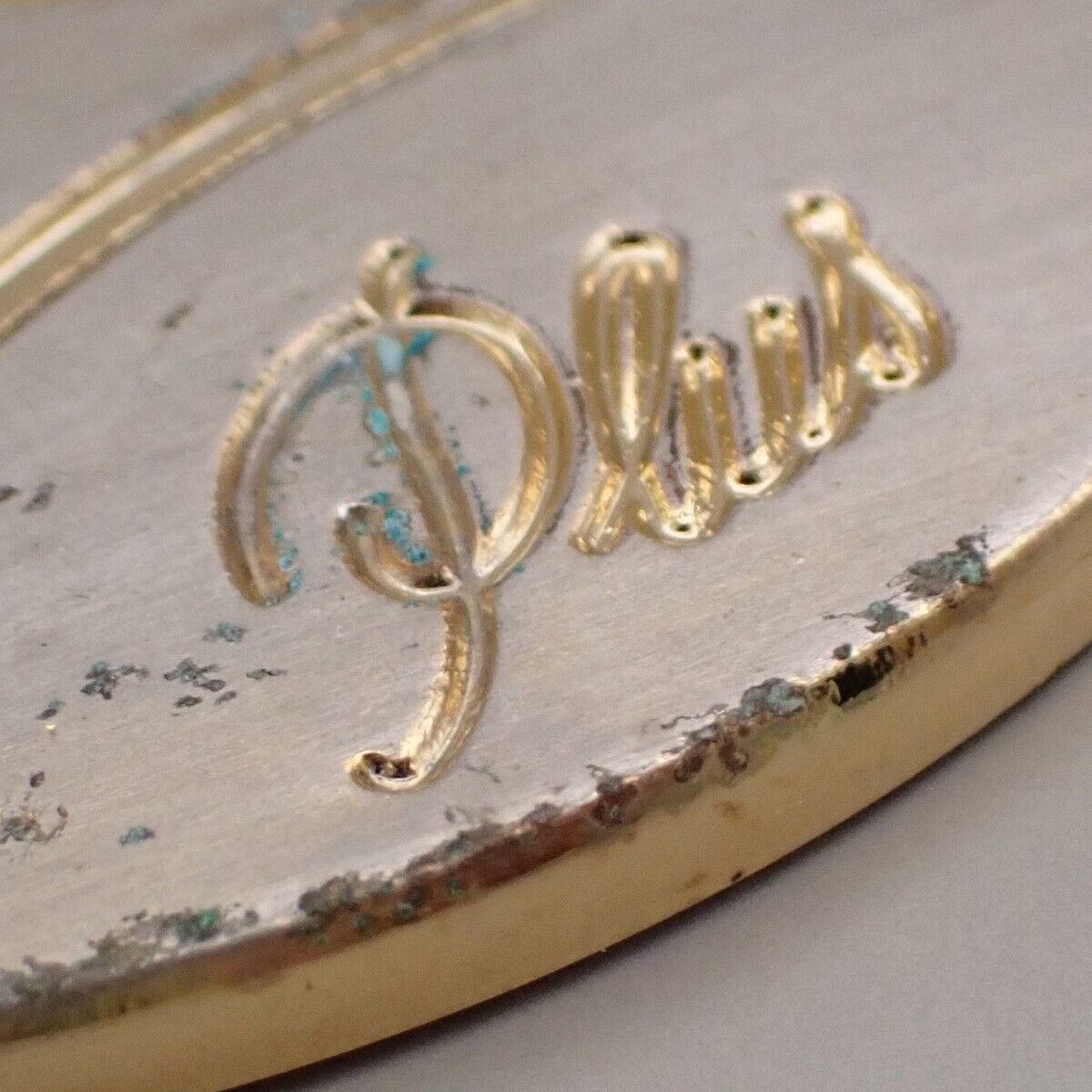 GUCCI Plus Logo Key Holder Bag Charm Key Ring Gold-Plated 08FB326