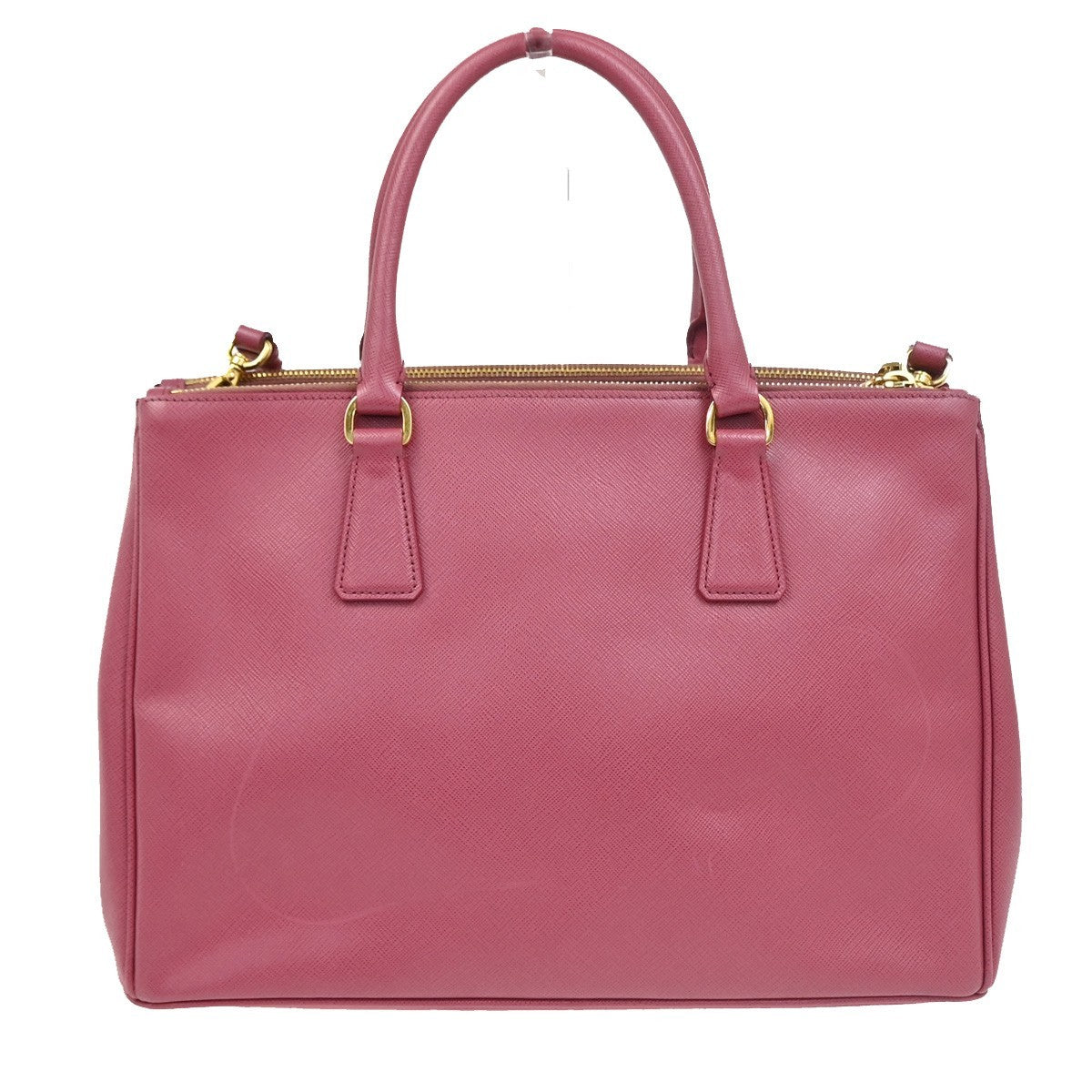 PRADA Galleria 2Way Shoulder Hand Bag Saffiano Leather Pink Italy 11CA830
