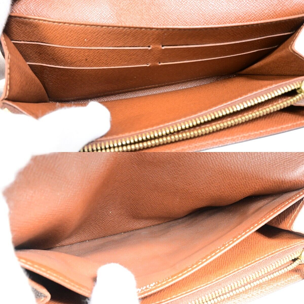 LOUIS VUITTON Porte Monnaie Credit Long Wallet Monogram Leather M61726 68FB088