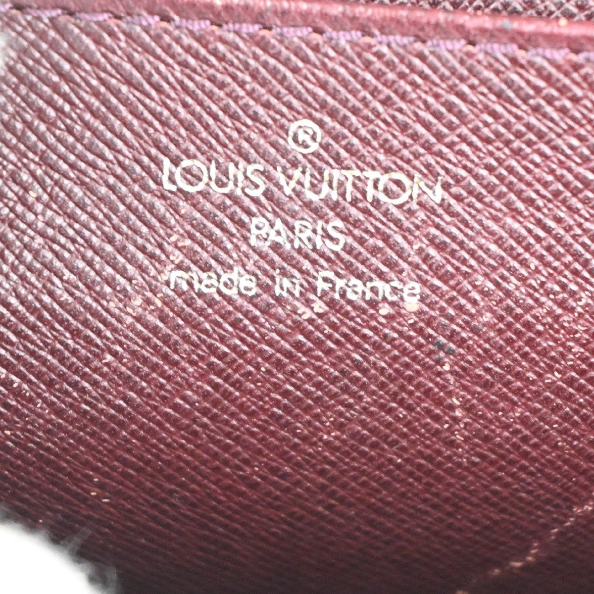 LOUIS VUITTON LV Moskova Briefcase Hand Bag Taiga Leather Purple M30036 67KC395