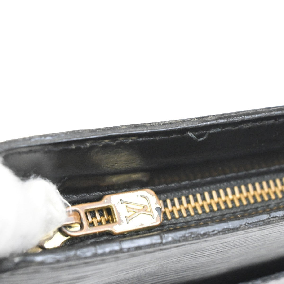 LOUIS VUITTON LV Pochette Homme Clutch Hand Bag Epi Leather Black M52522 02KB801