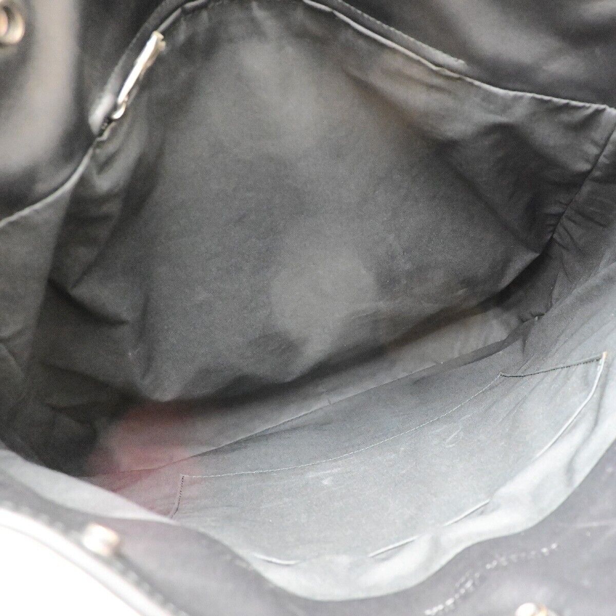 BOTTEGA VENETA Logo  Intrecciato Shoulder Tote Bag Leather Black Italy 20RF196