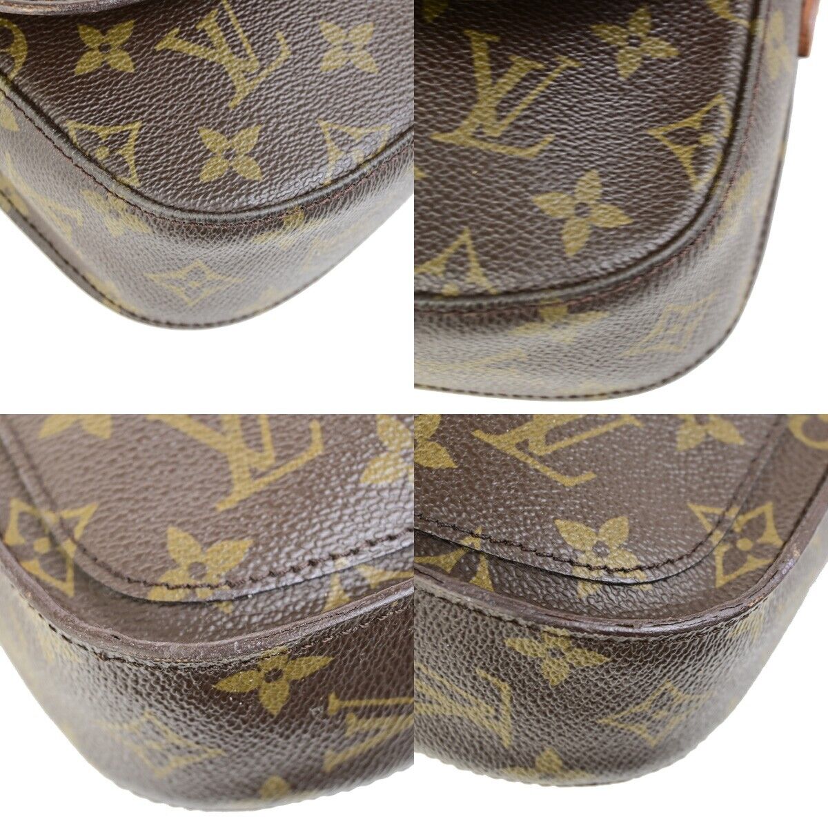 LOUIS VUITTON Mini Saint Cloud Shoulder Bag Monogram Leather BN M51244 65FB334