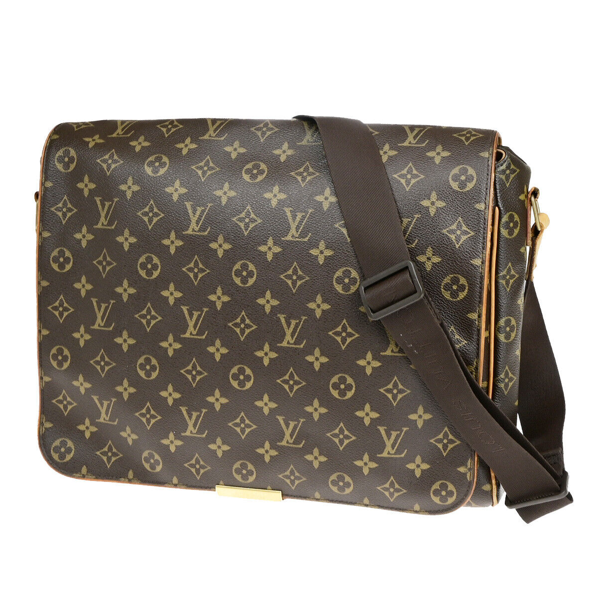 LOUIS VUITTON Abbesses Messenger Shoulder Bag Monogram Leather BN M45257 71YF625
