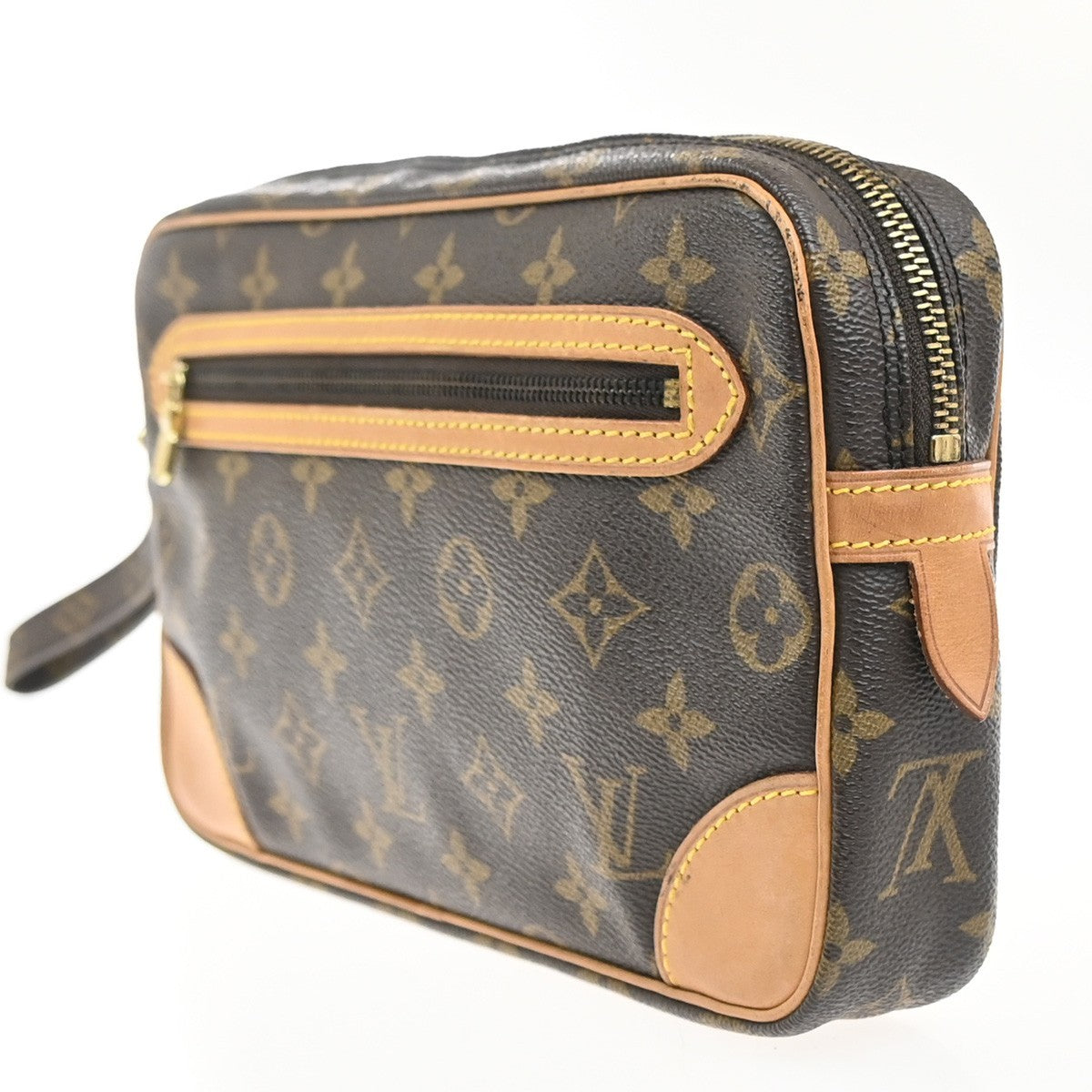LOUIS VUITTON Marly Dragonne GM Clutch Hand Bag Monogram Brown M51825 33MA520