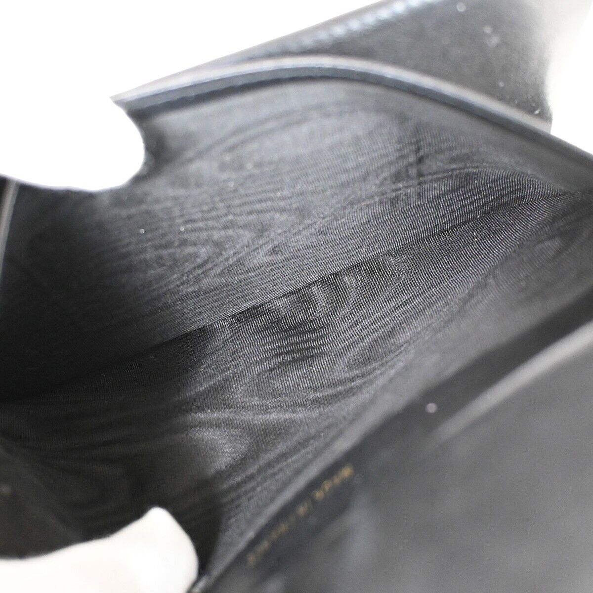 CHANEL CC Logo Long Bifold Wallet Purse Caviar Skin Leather Black GHW 34RF095