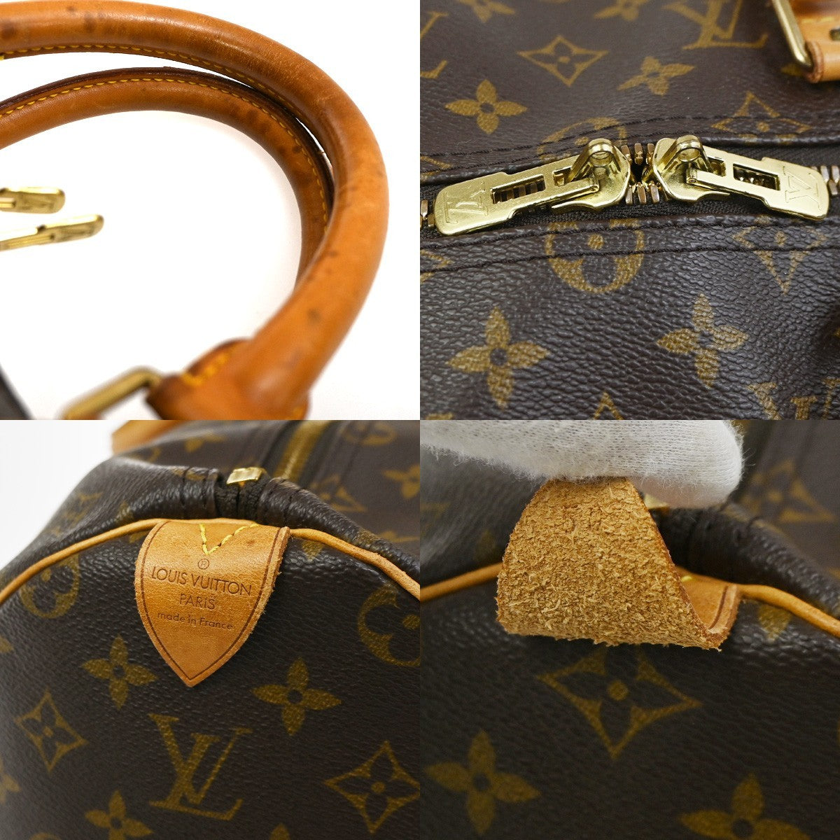 LOUIS VUITTON Keepall 50 Travel Hand Bag Monogram Leather Brown M41426 79YH910