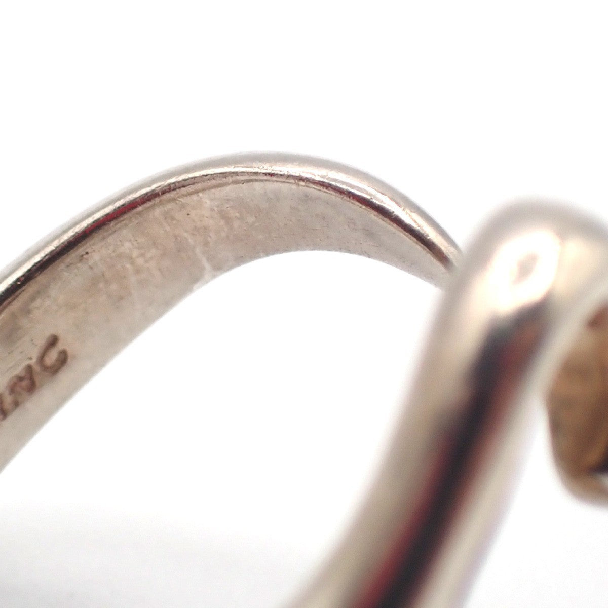TIFFANY & CO. Elsa Peretti Open Heart Ring JP 9 US 5 Sterling Silver 925 09KC822