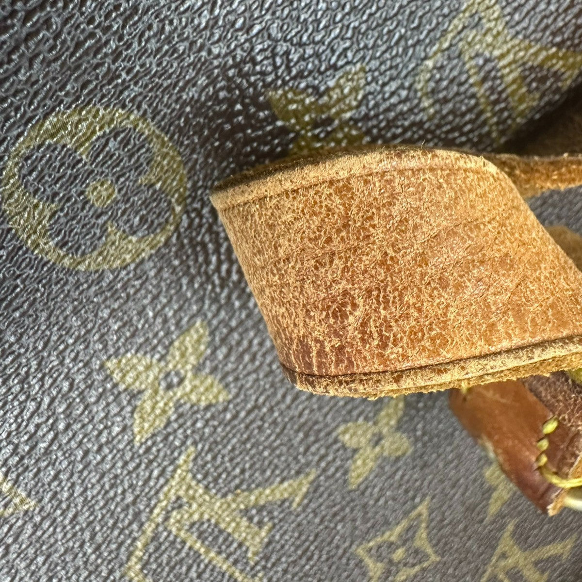 LOUIS VUITTON Cartouchiere GM Shoulder Bag Monogram Leather Brown M51252 65CA752