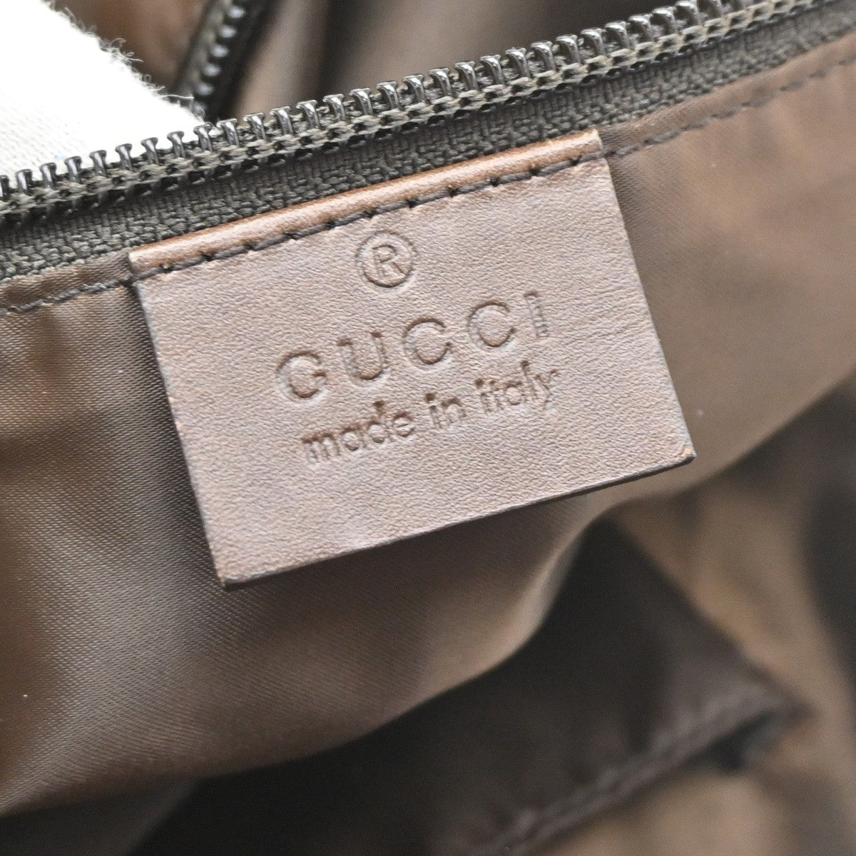 Gucci  Diamante Sherry Web  shoulder Messenger Bag Nylon Navy Blue Brown 77SA158