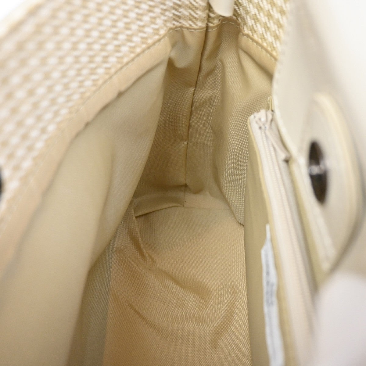 BALENCIAGA Logo Women Mini Hand Bag Patent Leather White Ivory 02ZA250
