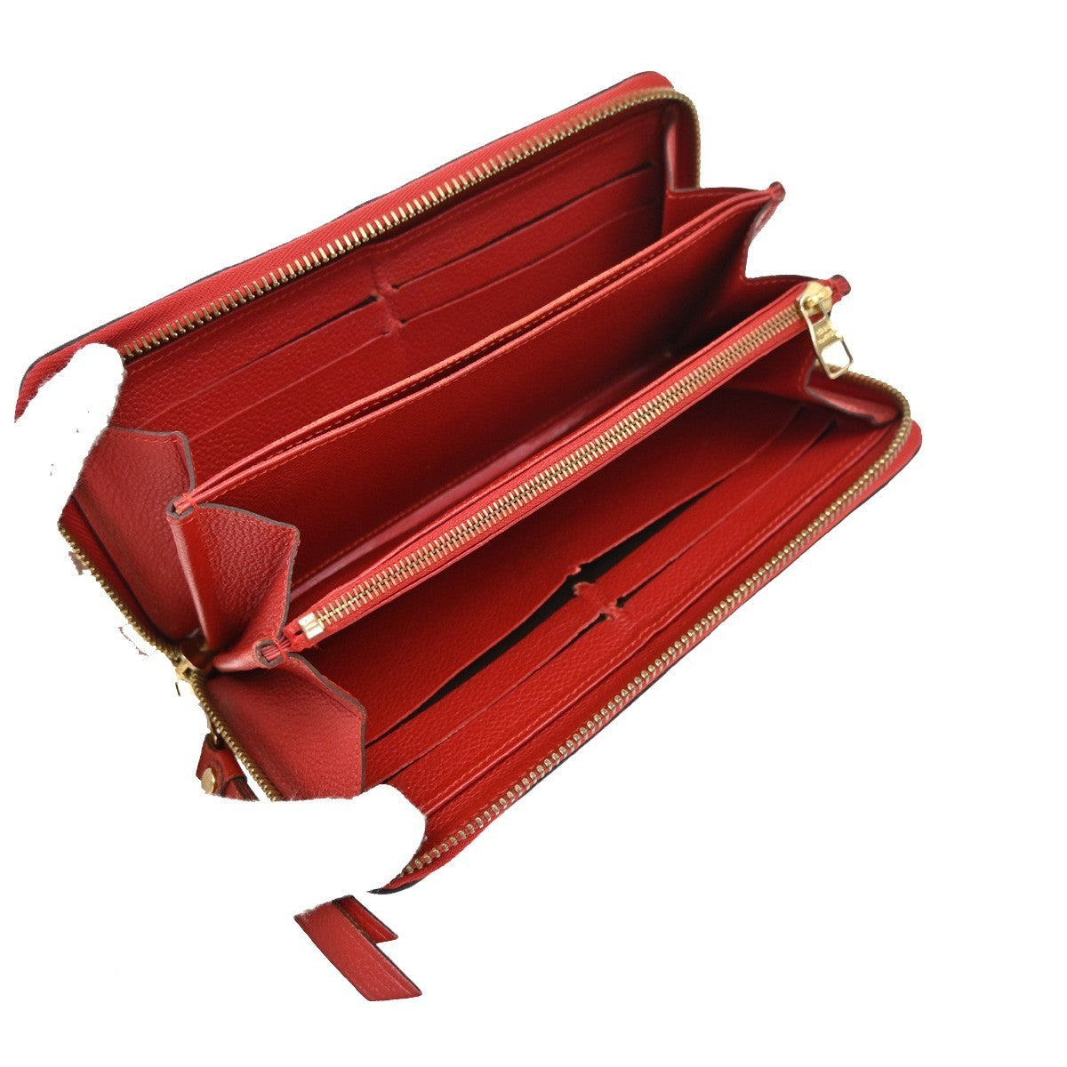 LOUIS VUITTON Zippy Wallet Long Wallet Monogram Empreinte Red M60737 62KP130