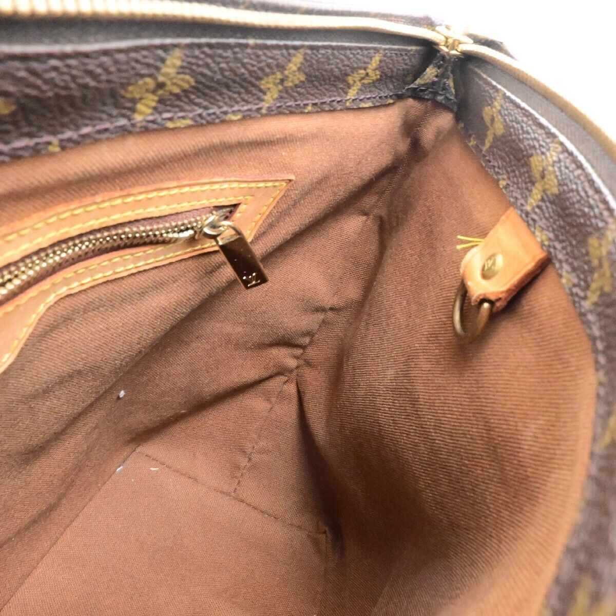 LOUIS VUITTON Cabas Piano Shoulder Bag Monogram Leather Brown M51148 88ED497