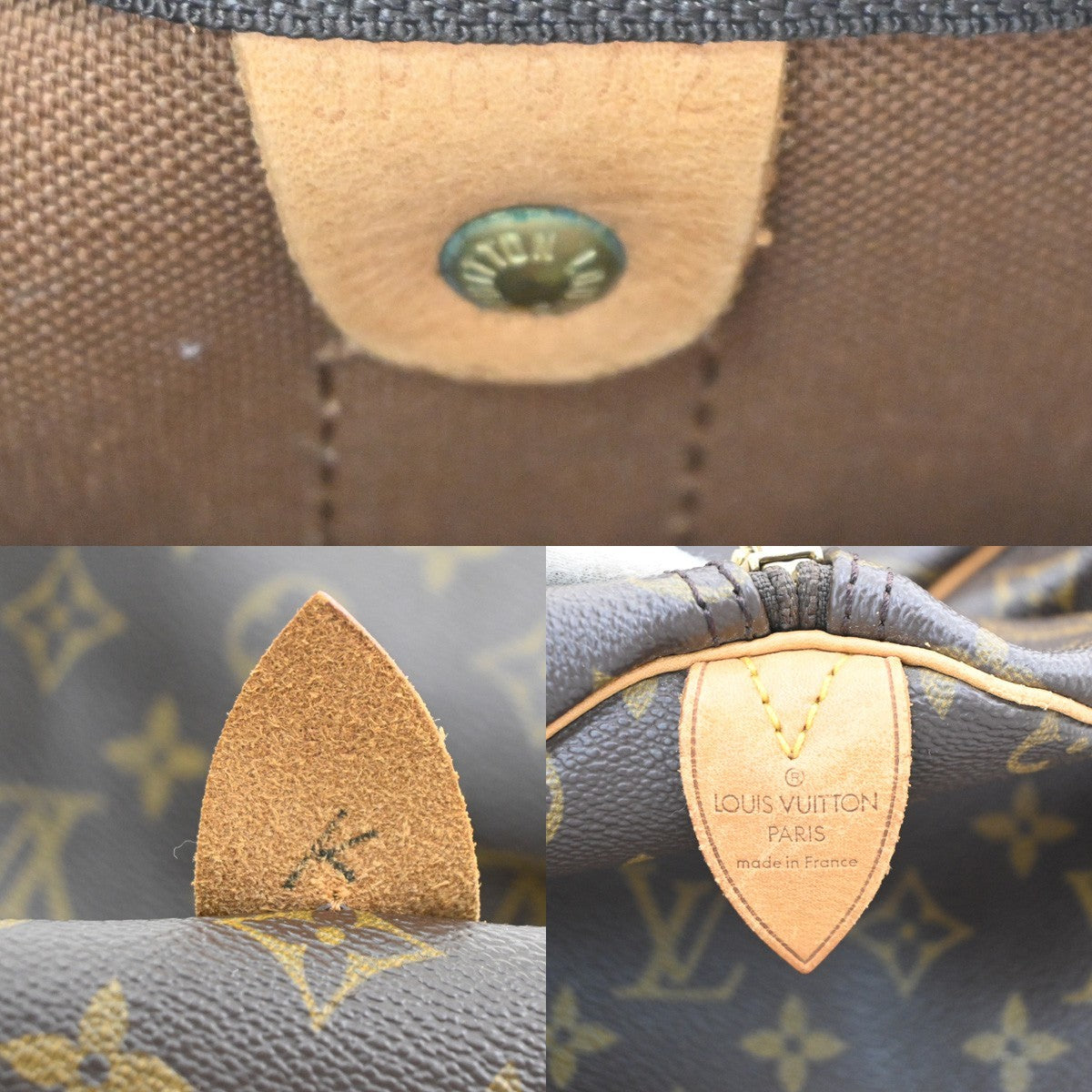 LOUIS VUITTON Keepall 50 Travel Hand Bag Monogram Leather Brown M41426 92PA113